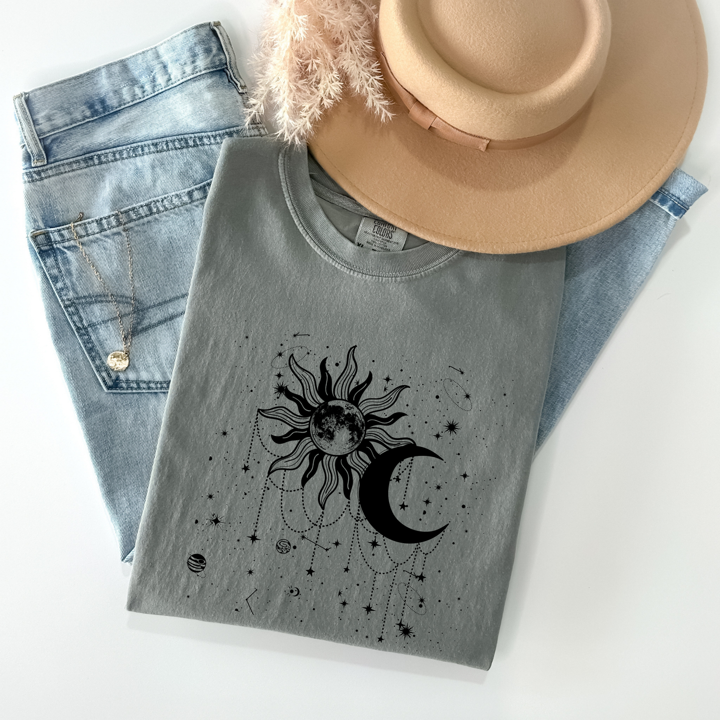 Sun and Moon Astrology T-Shirt