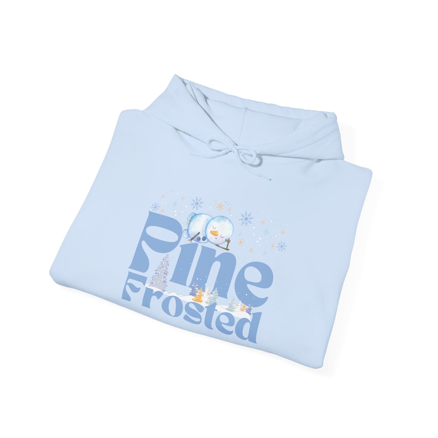 Pine Frosted Funny Snowman Hoodie