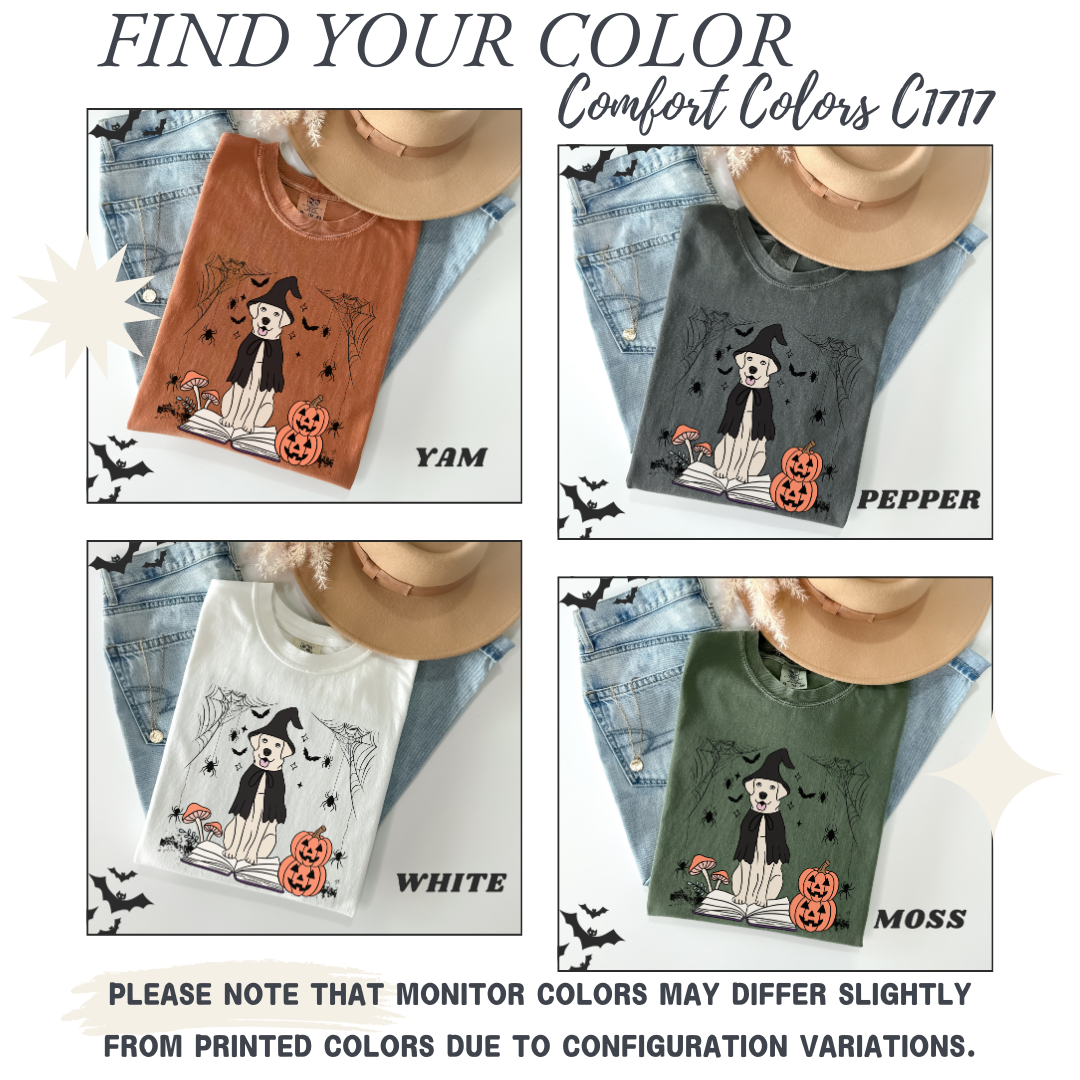 Dog Witch Halloween T-Shirt