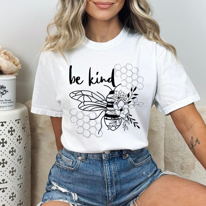 Be Kind Aesthetic Flower T-Shirt