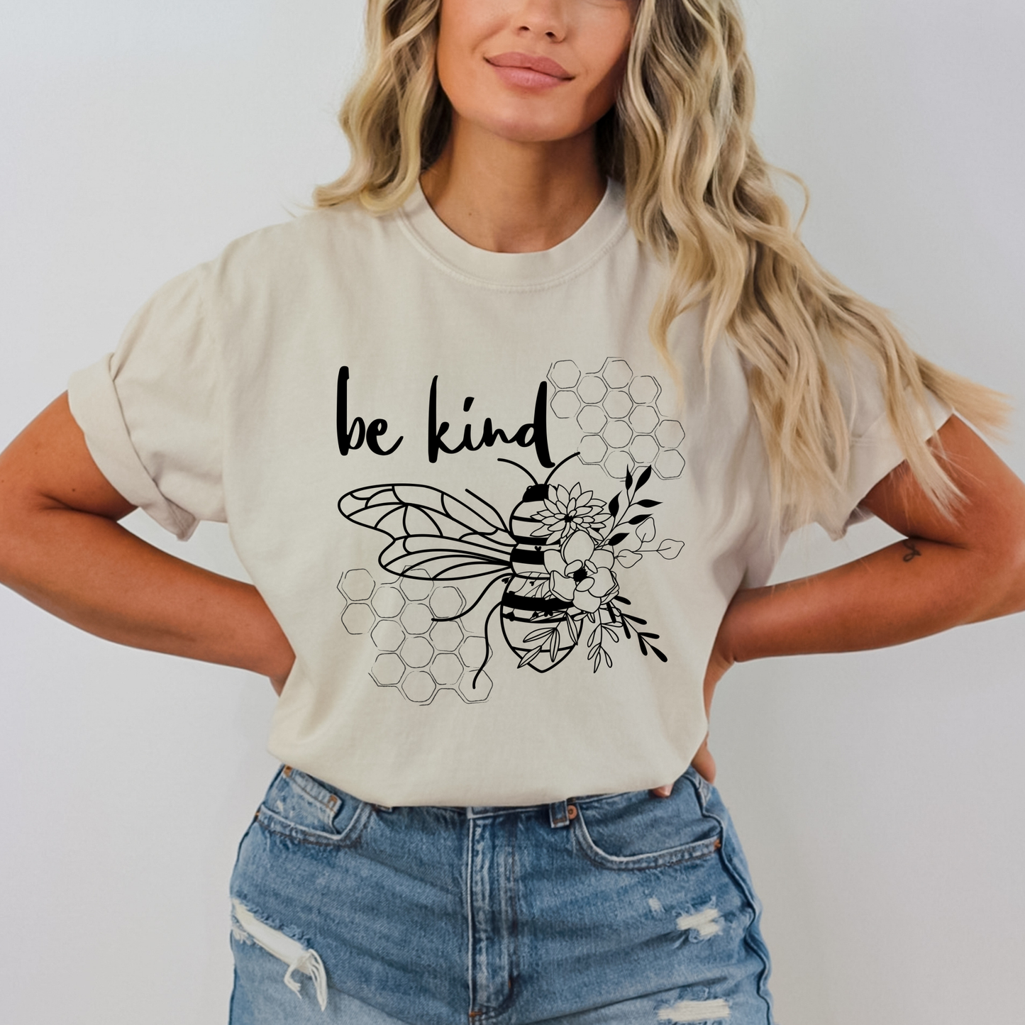 Be Kind Aesthetic Flower T-Shirt