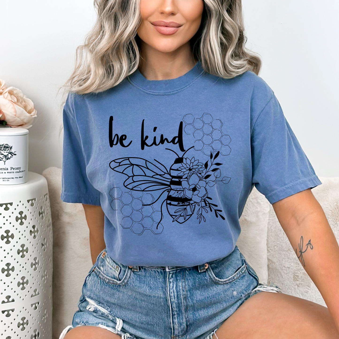 Be Kind Aesthetic Flower T-Shirt