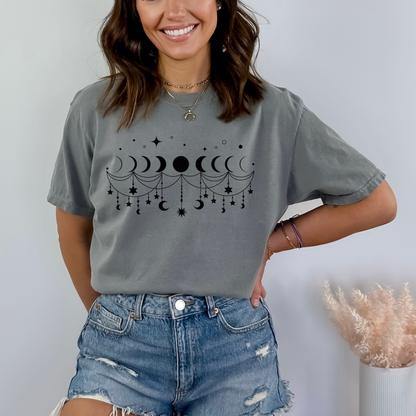 Boho Moon Phases T-Shirt