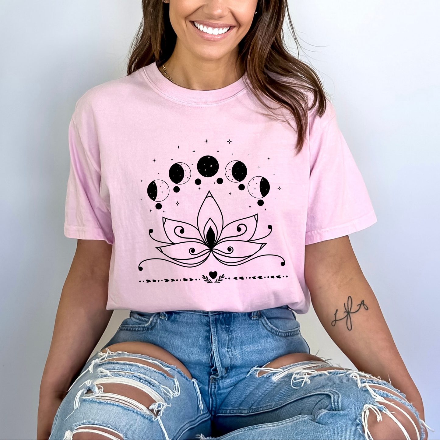 Lotus Moon Phases T-Shirt
