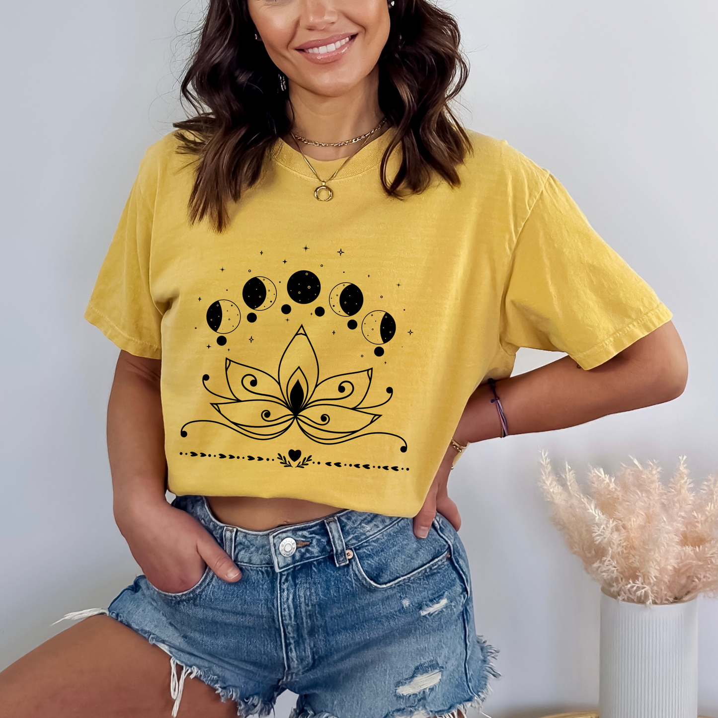 Lotus Moon Phases T-Shirt