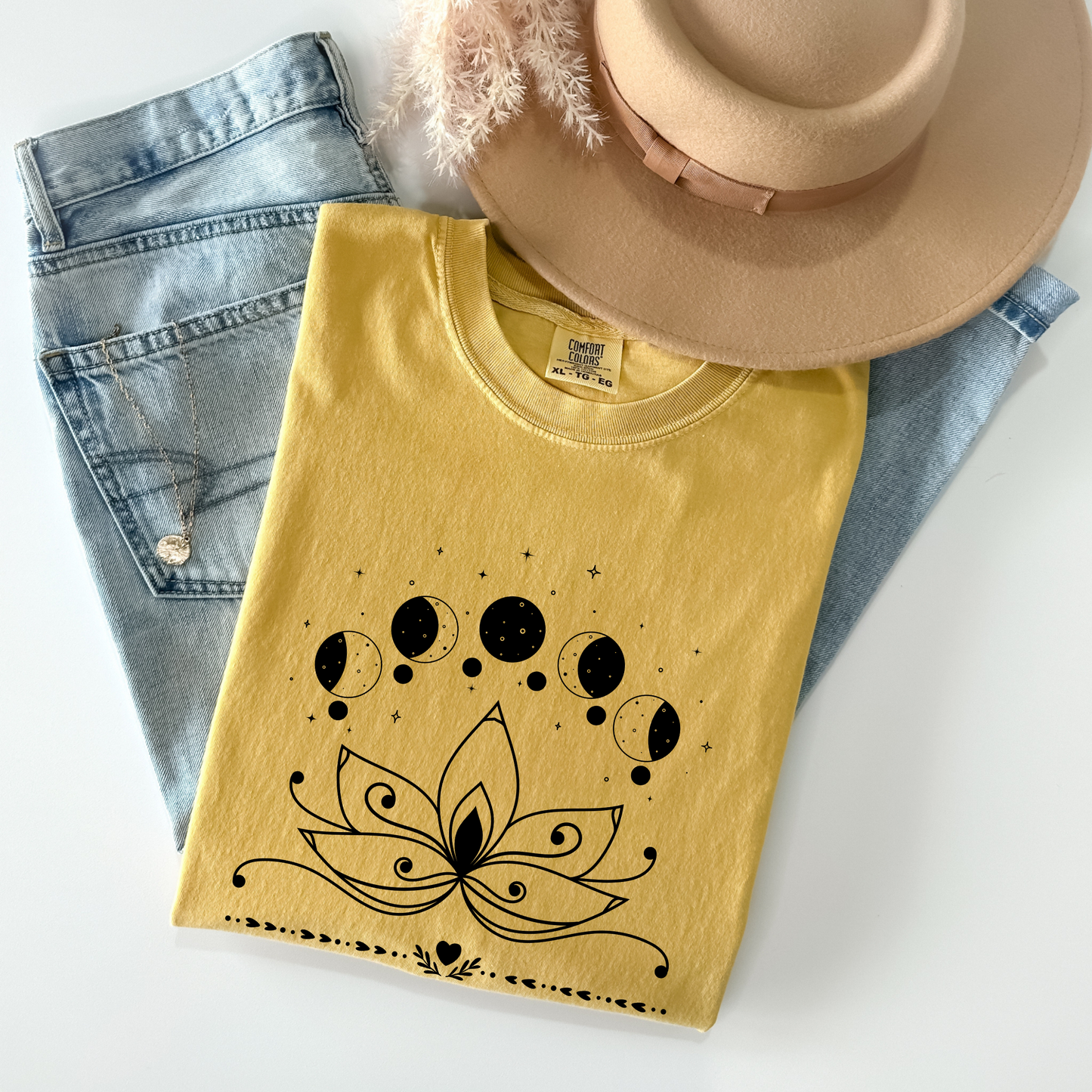 Lotus Moon Phases T-Shirt