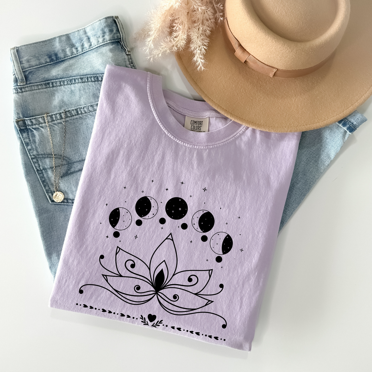 Lotus Moon Phases T-Shirt