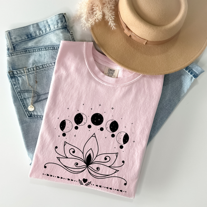 Lotus Moon Phases T-Shirt