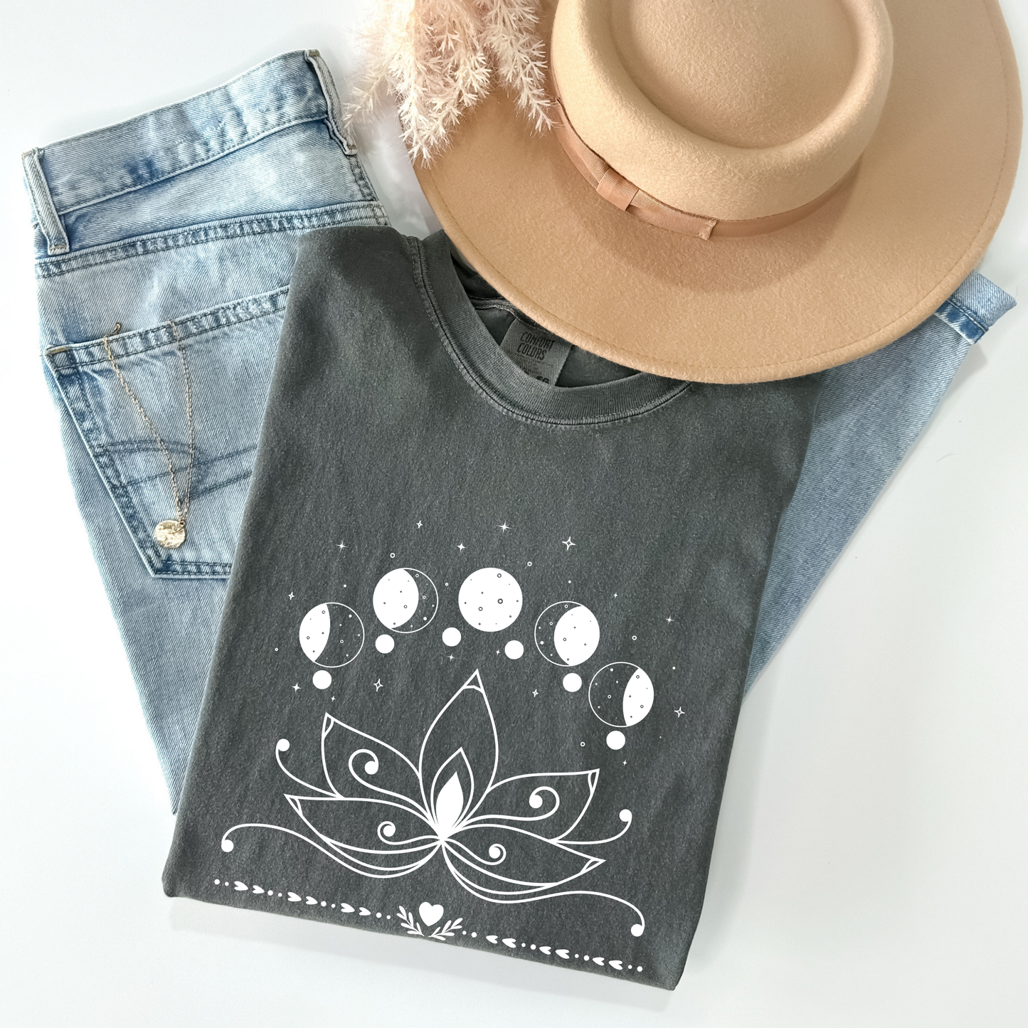 Lotus Moon Phases T-Shirt