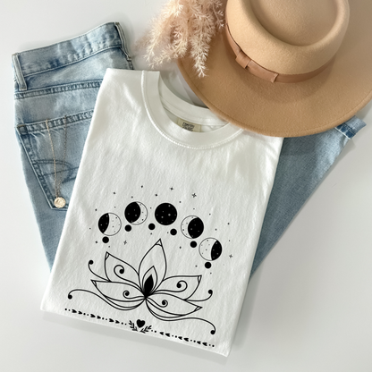 Lotus Moon Phases T-Shirt