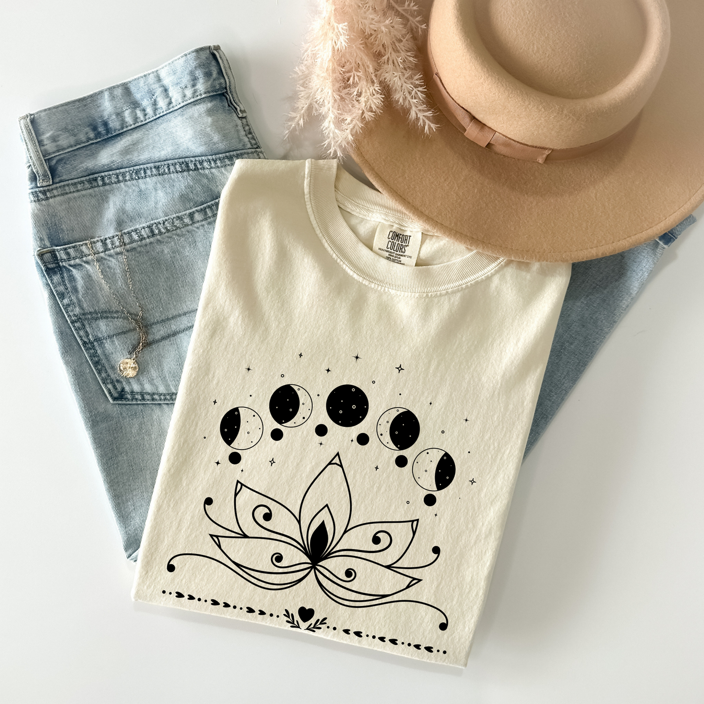 Lotus Moon Phases T-Shirt