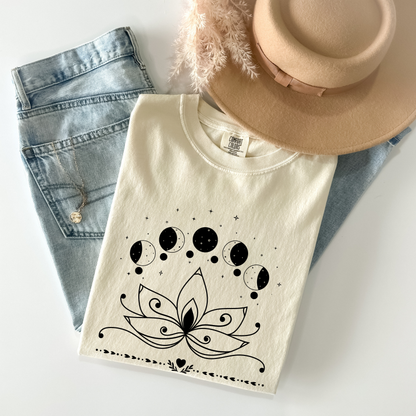 Lotus Moon Phases T-Shirt