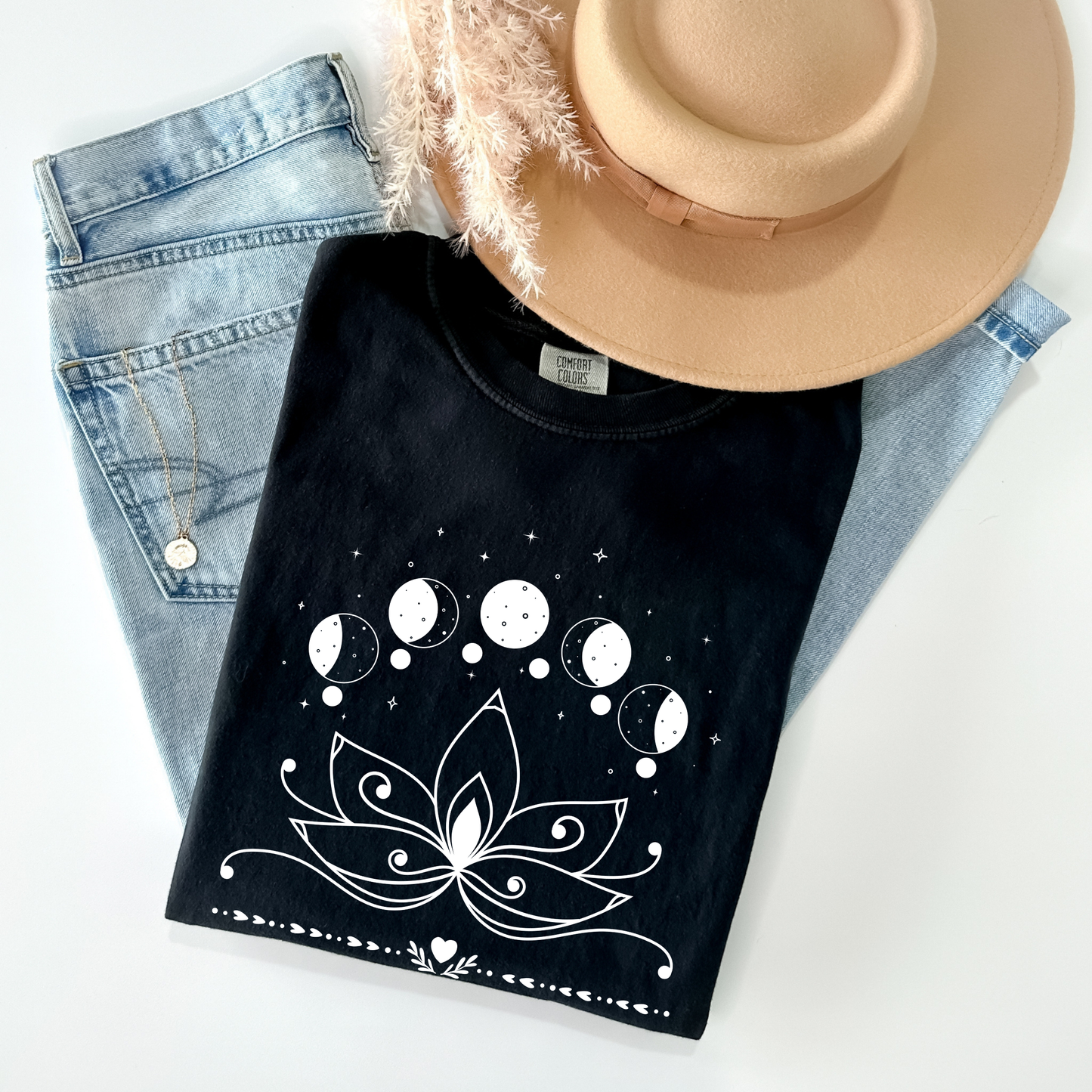 Lotus Moon Phases T-Shirt