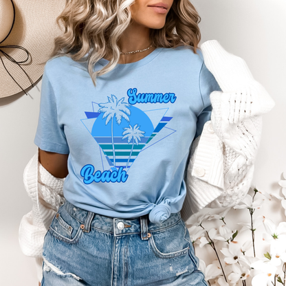 Summer Retro Palm Trees Tropical T-Shirt