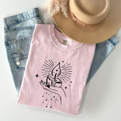 Mystical Candle Moon T-Shirt