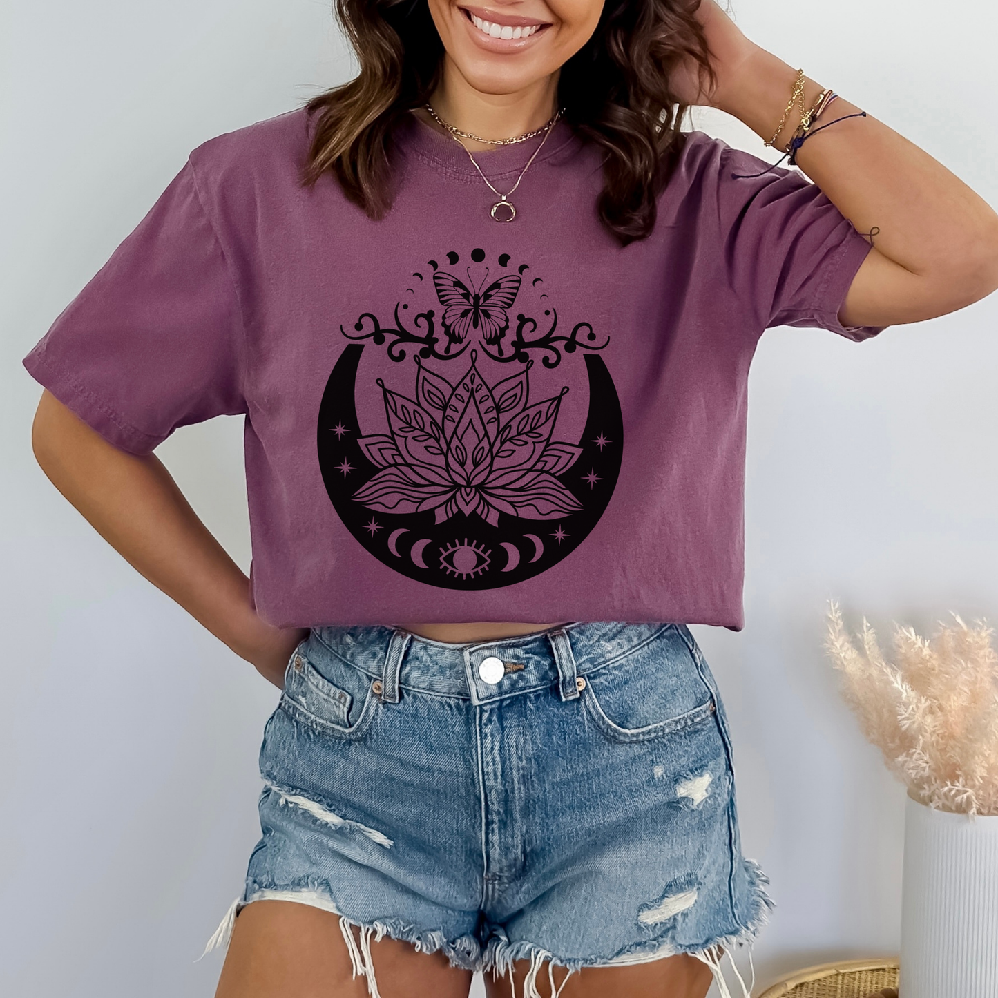 Mystical Evil Eye Butterfly T-Shirt
