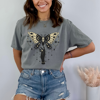 Moth Butterfly Magical Art T-Shirt