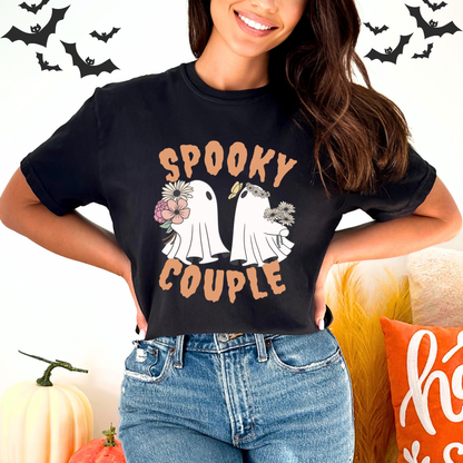 Floral Cute Ghost T-Shirt