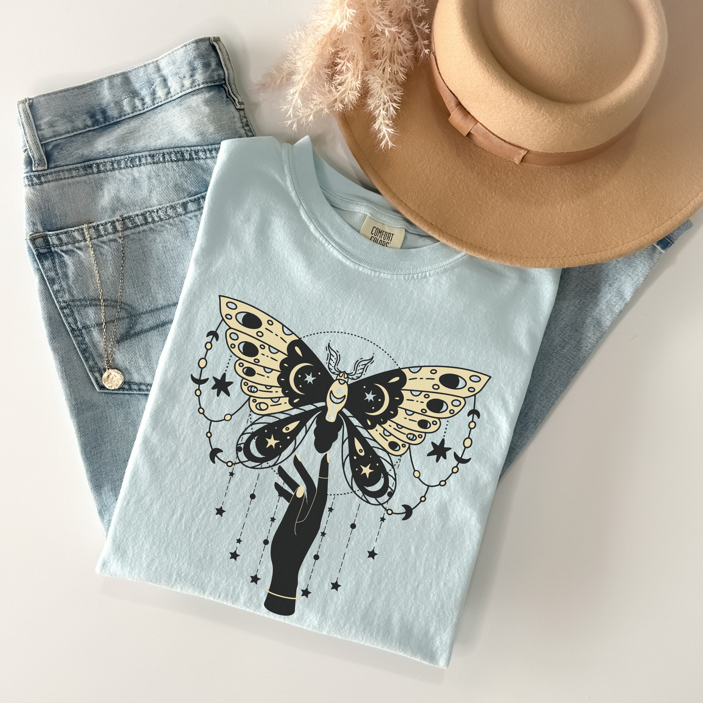 Moth Butterfly Magical Art T-Shirt