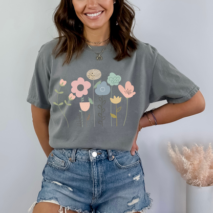 Pastel Wildflower Tee