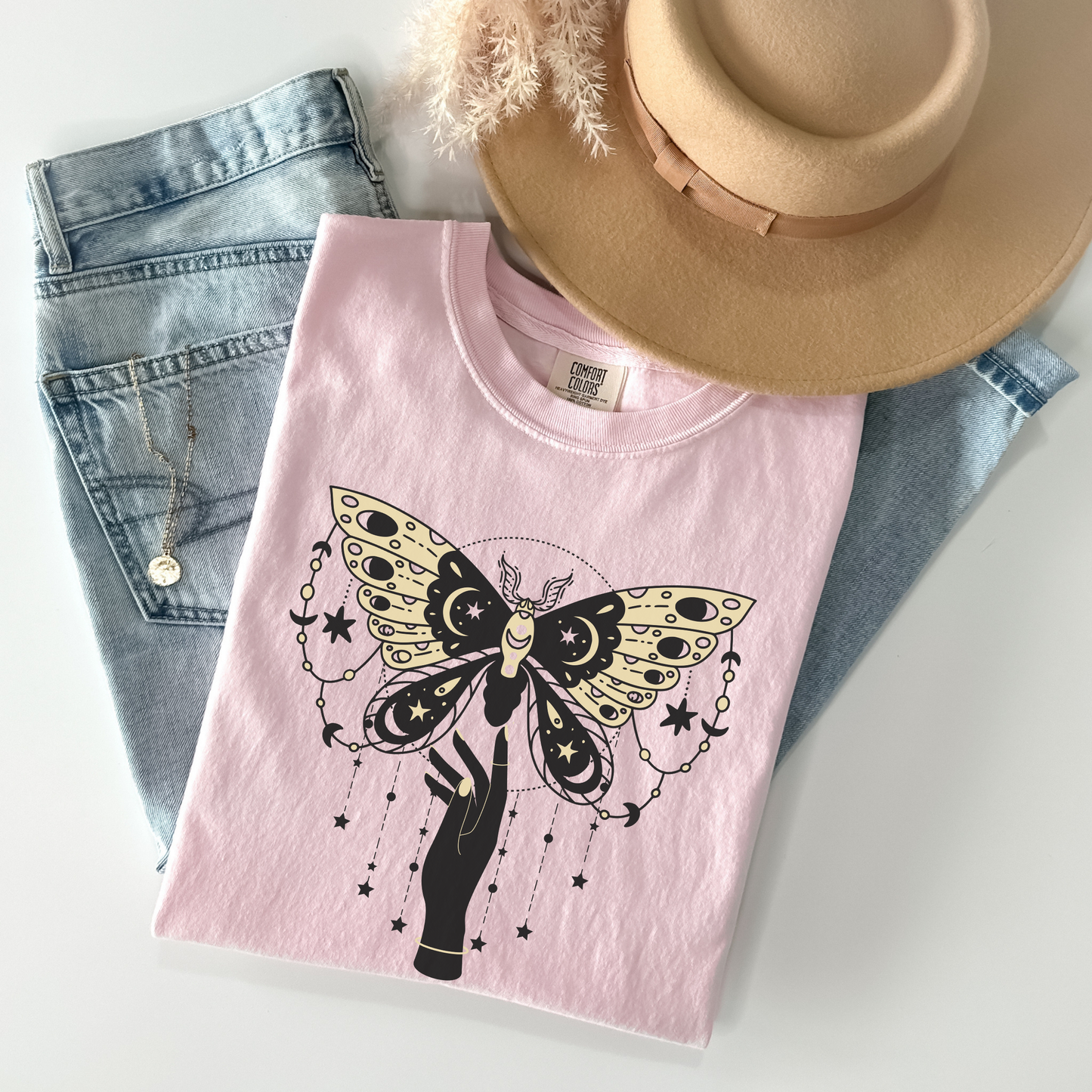Moth Butterfly Magical Art T-Shirt
