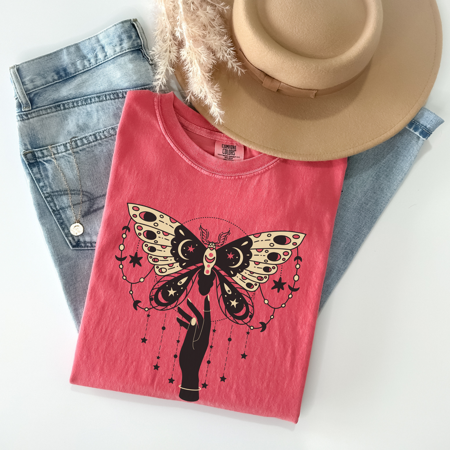 Moth Butterfly Magical Art T-Shirt