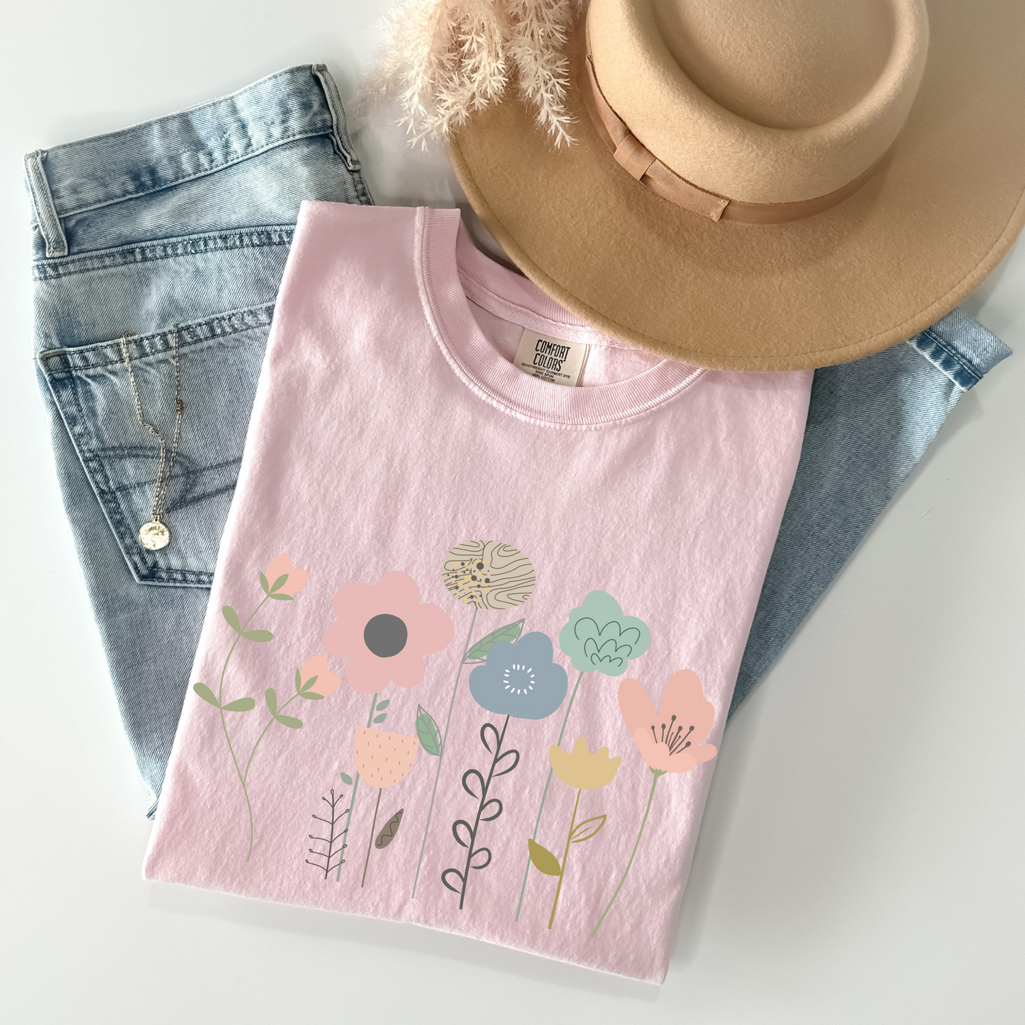Pastel Wildflower Tee