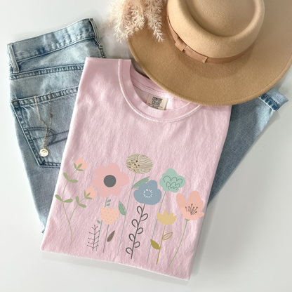 Pastel Wildflower Tee