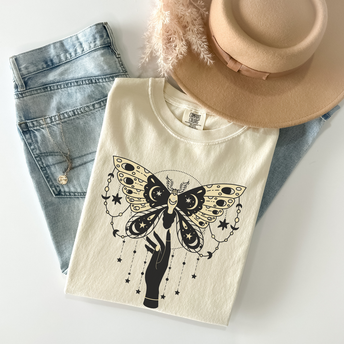 Moth Butterfly Magical Art T-Shirt