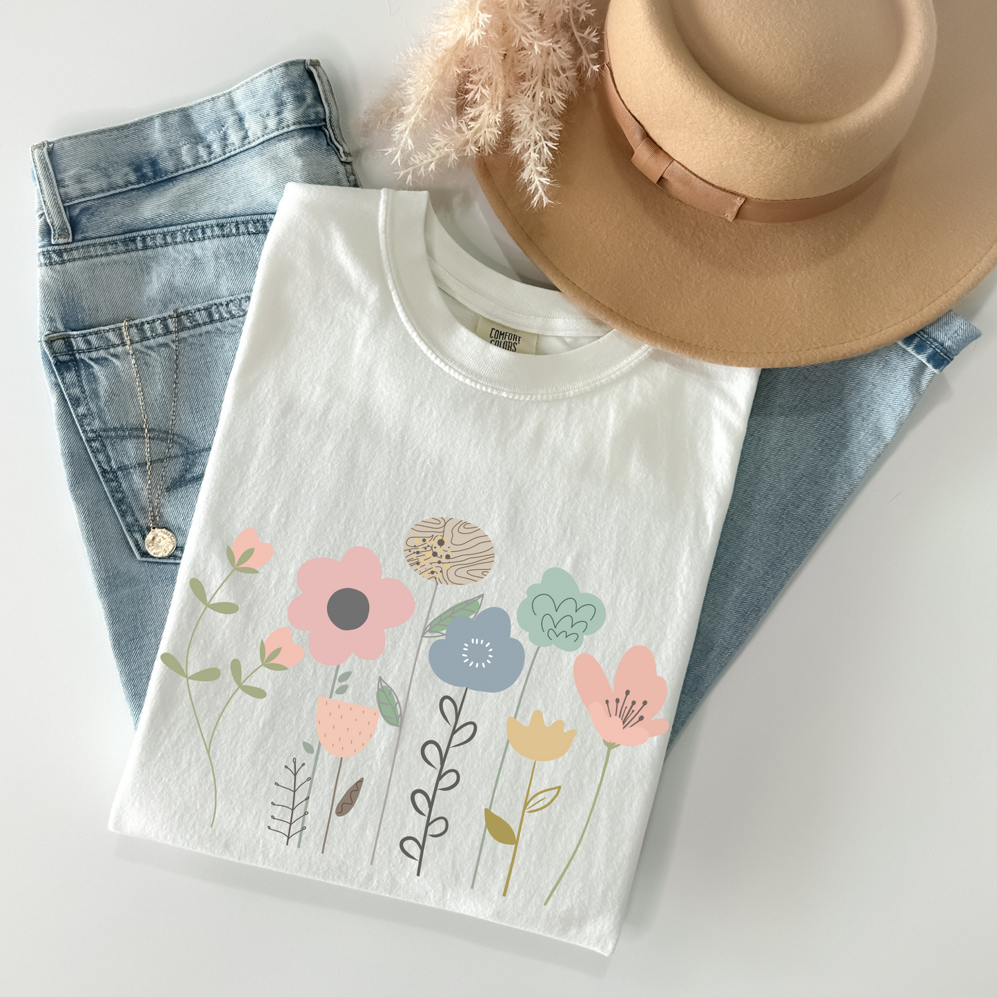 Pastel Wildflower Tee