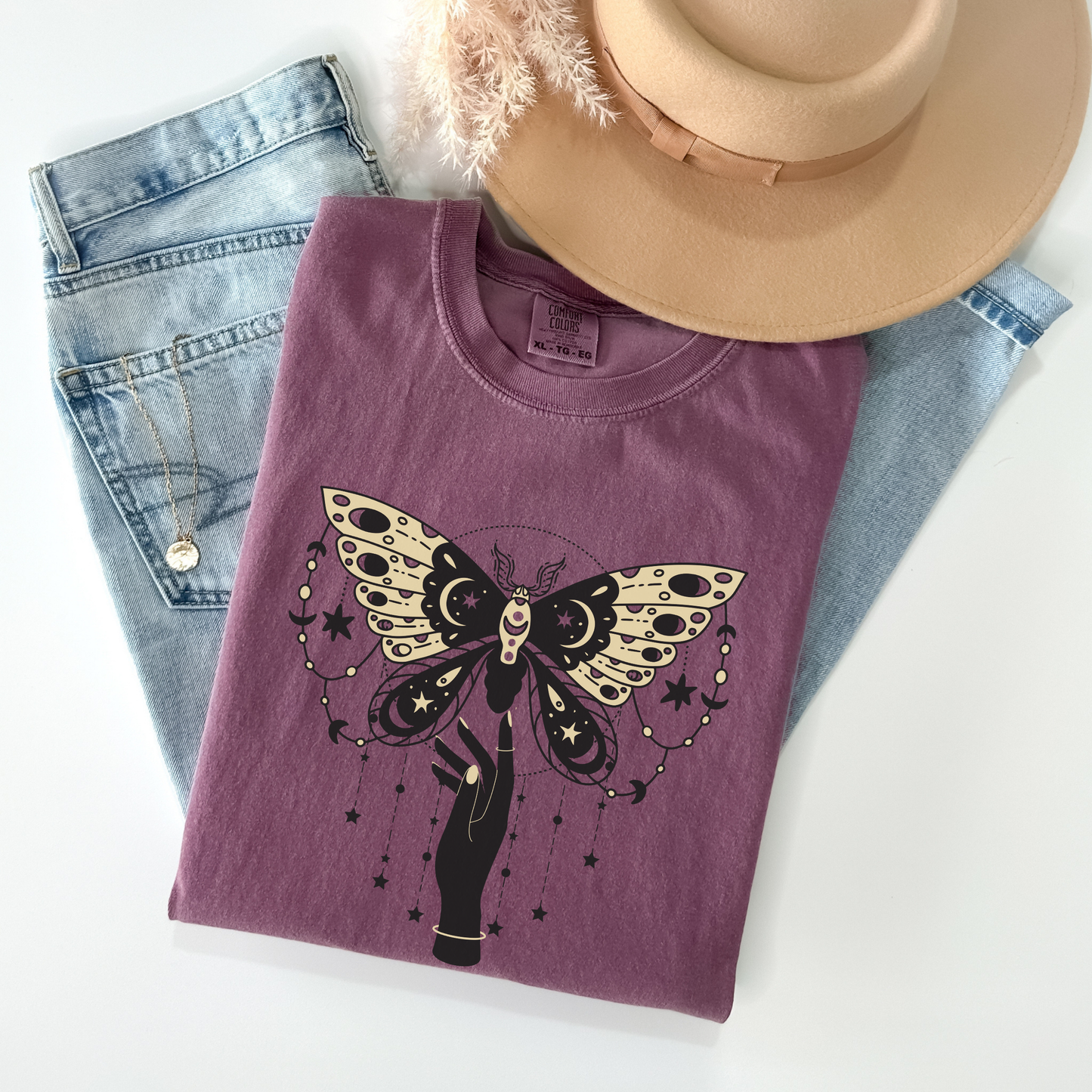 Moth Butterfly Magical Art T-Shirt