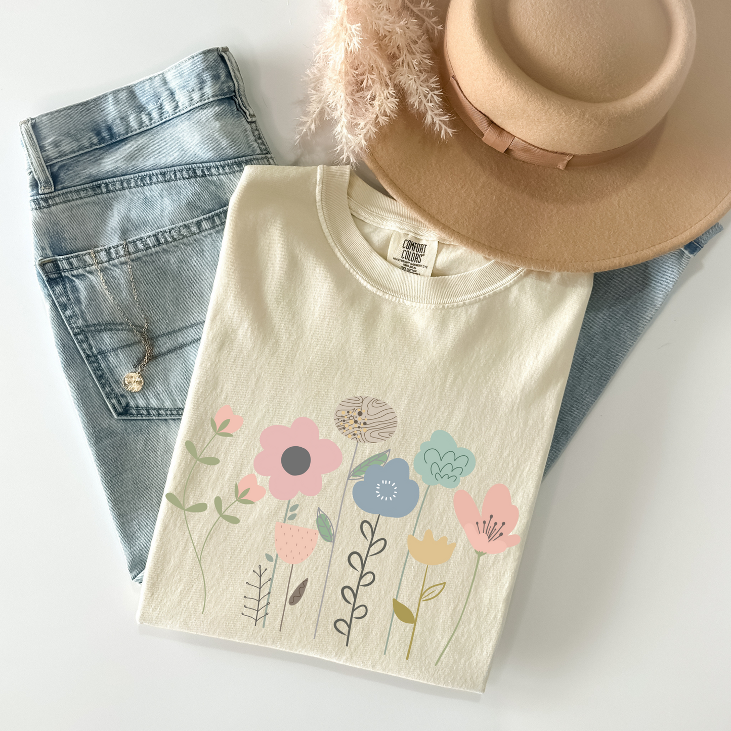 Pastel Wildflower Tee