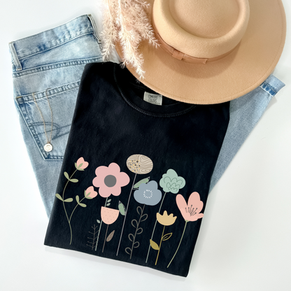 Pastel Wildflower Tee