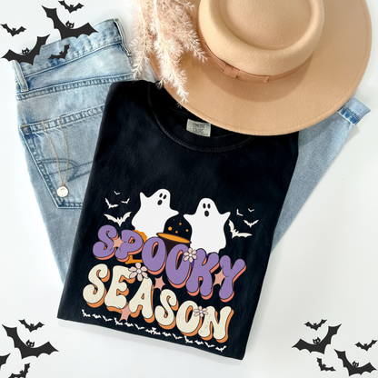 Retro Flower Spooky Season T-Shirt