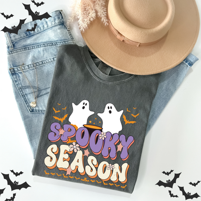 Retro Flower Spooky Season T-Shirt