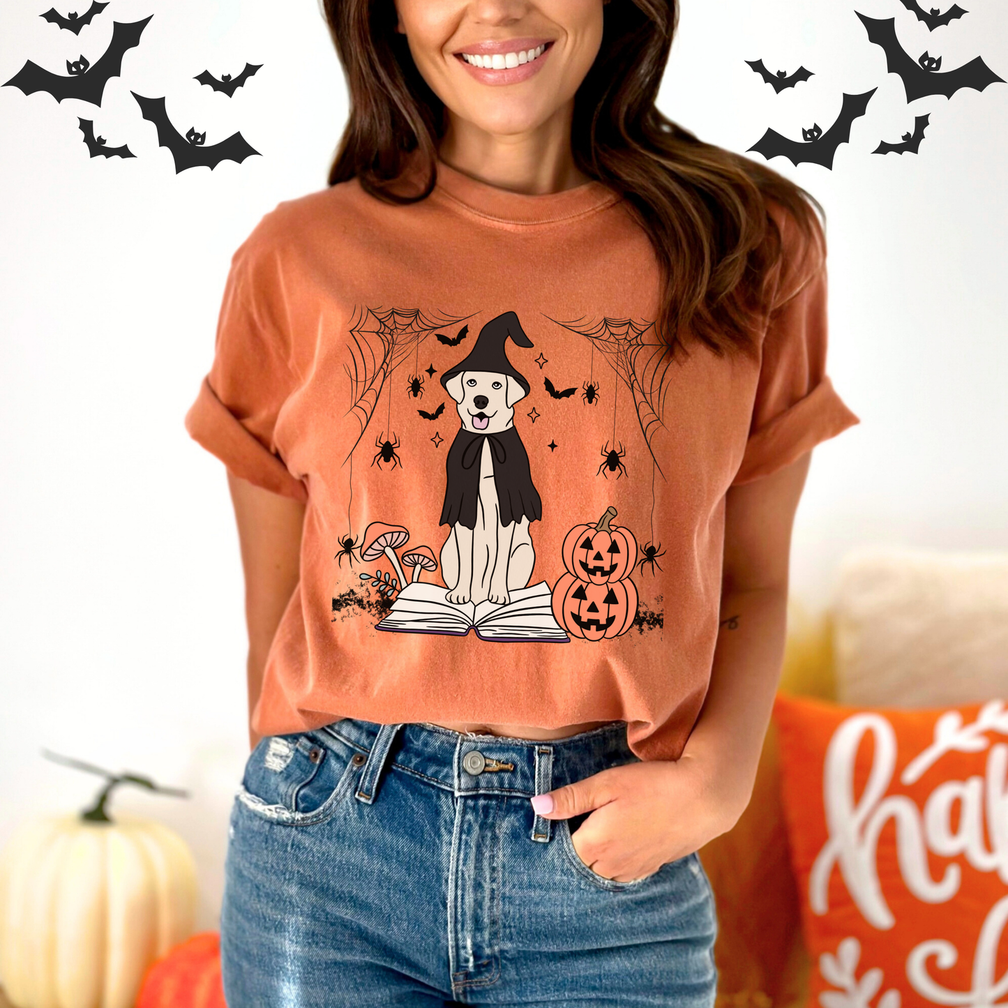 Dog Witch Halloween T-Shirt