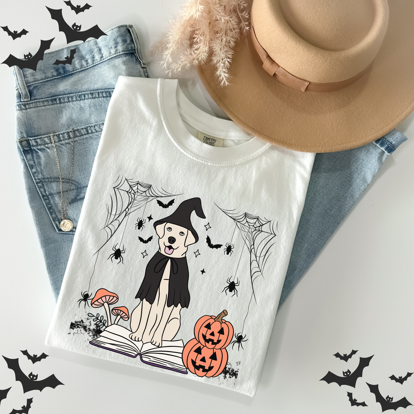 Dog Witch Halloween T-Shirt