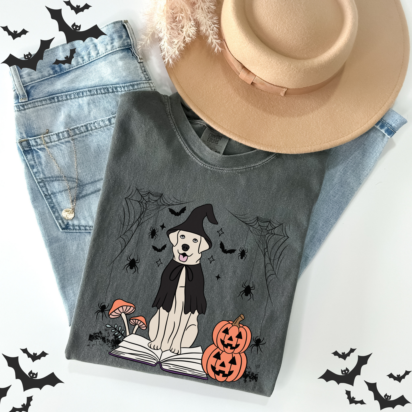 Dog Witch Halloween T-Shirt