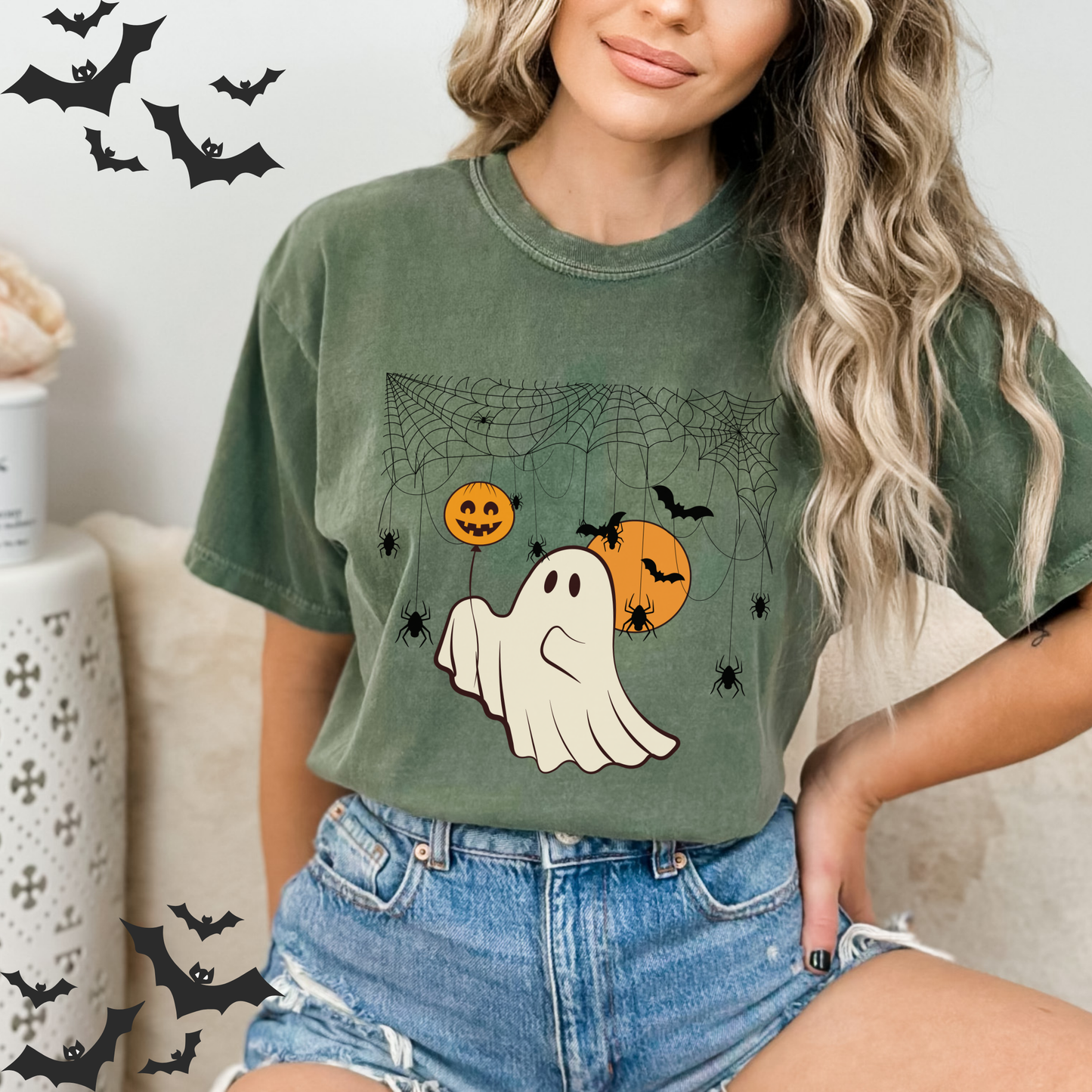 Retro Ghost Halloween T-Shirt