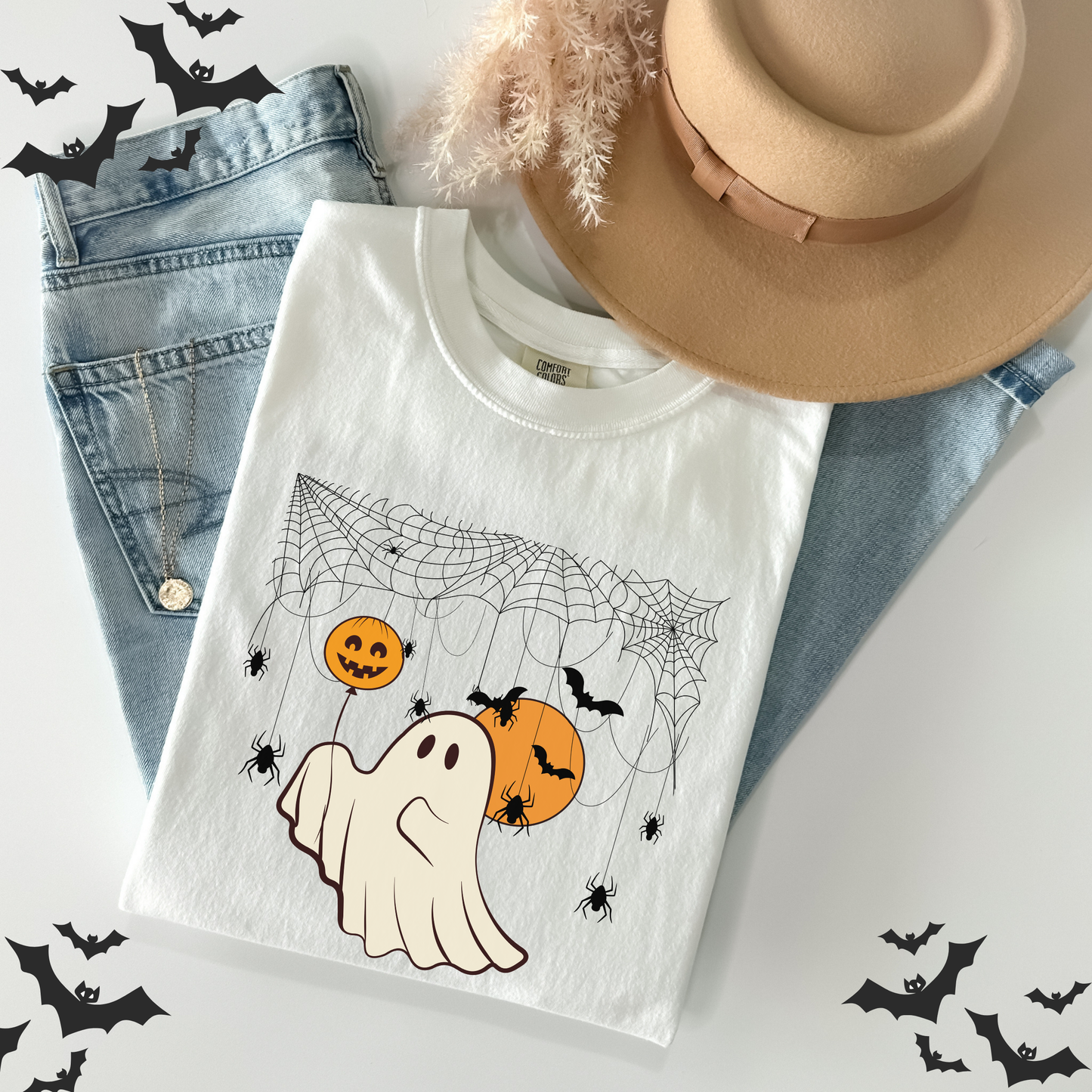 Retro Ghost Halloween T-Shirt