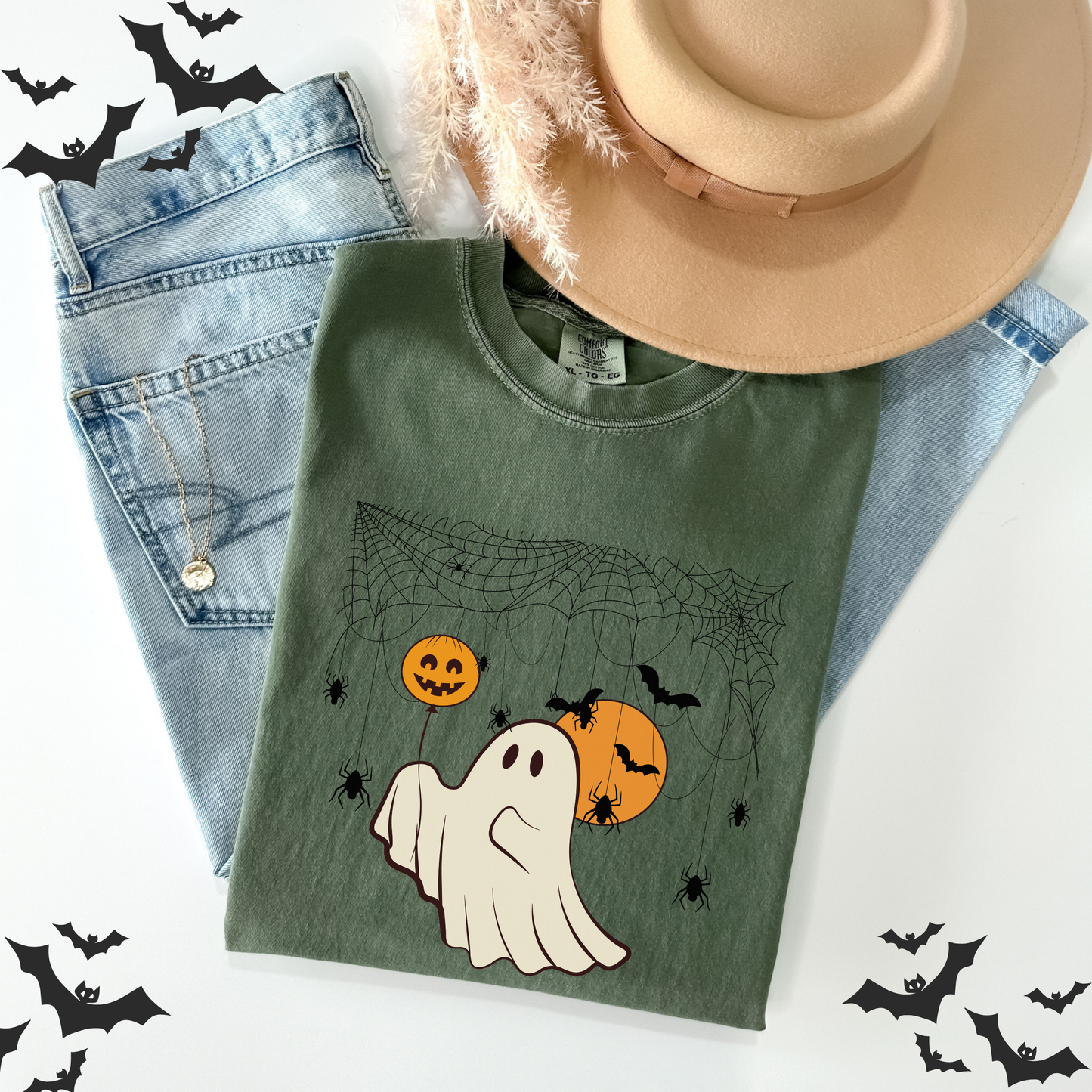 Retro Ghost Halloween T-Shirt