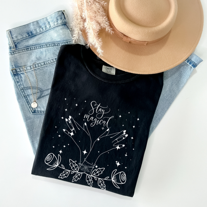 Stay Magical Hand Flower Stars Tee