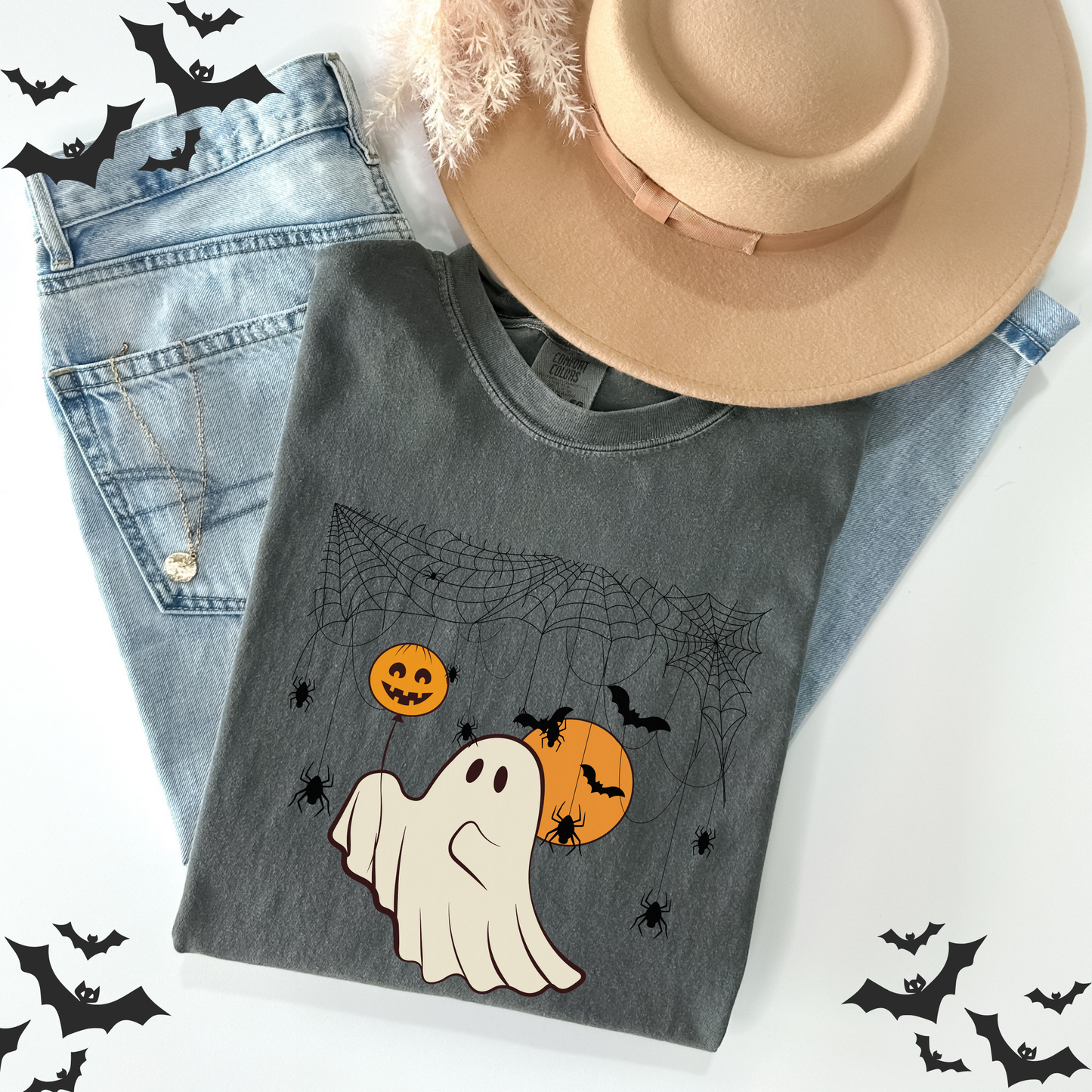 Retro Ghost Halloween T-Shirt
