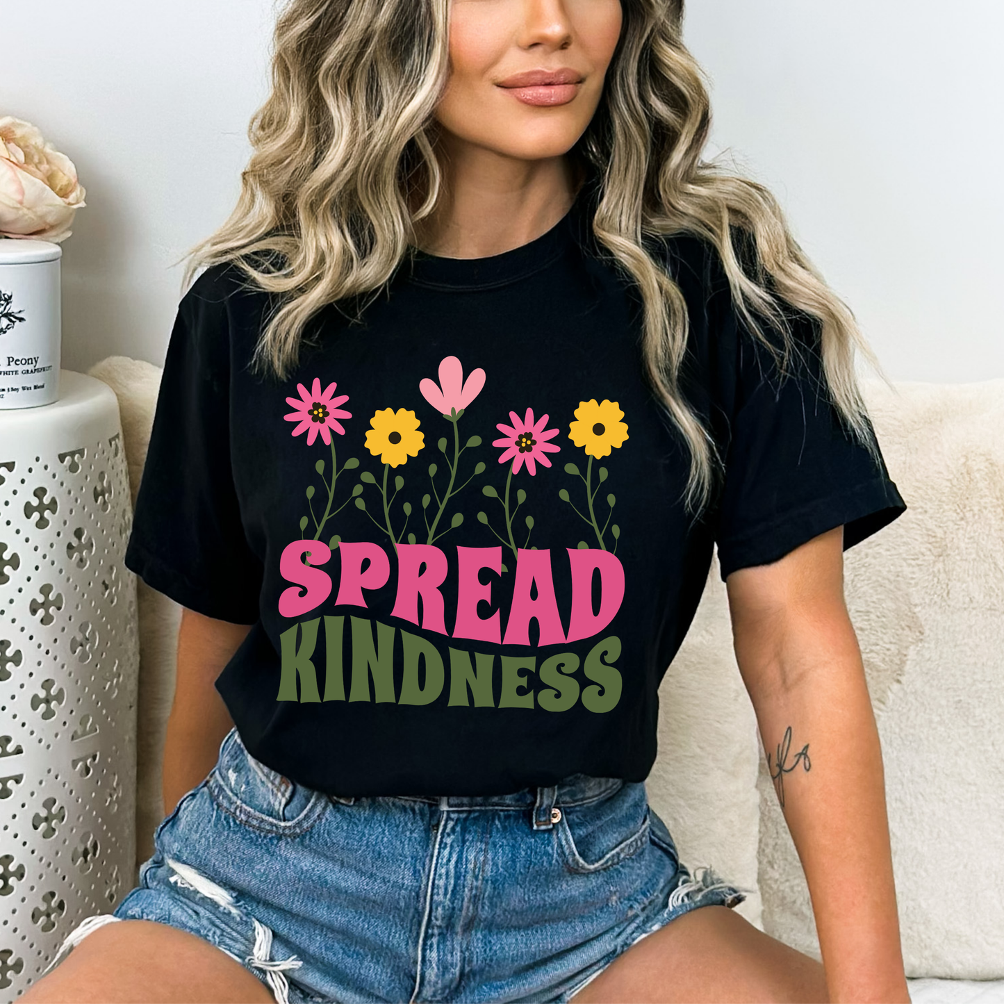 Spread Kindness Wildflowers T-shirt
