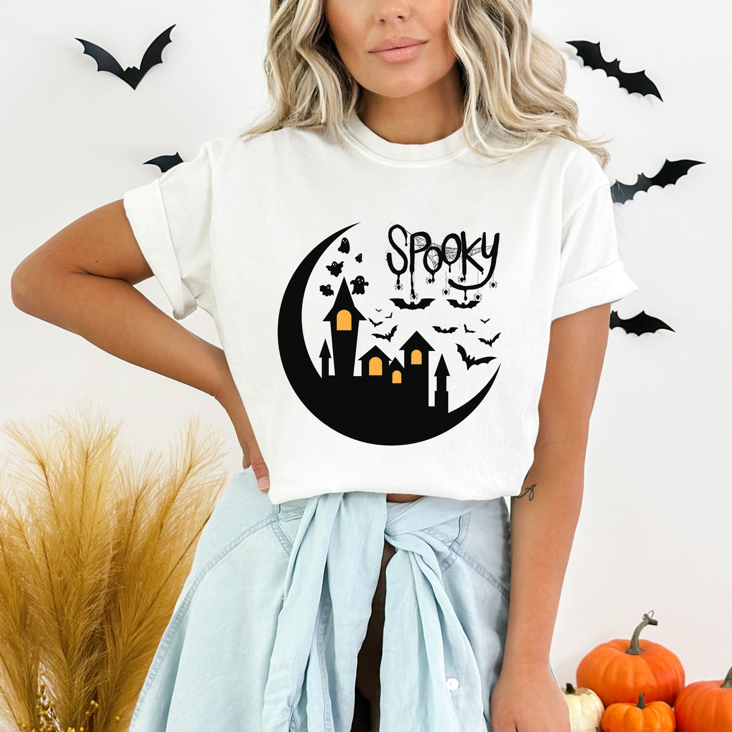 Spooky Halloween Castle T-Shirt