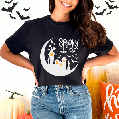 Spooky Halloween Castle T-Shirt