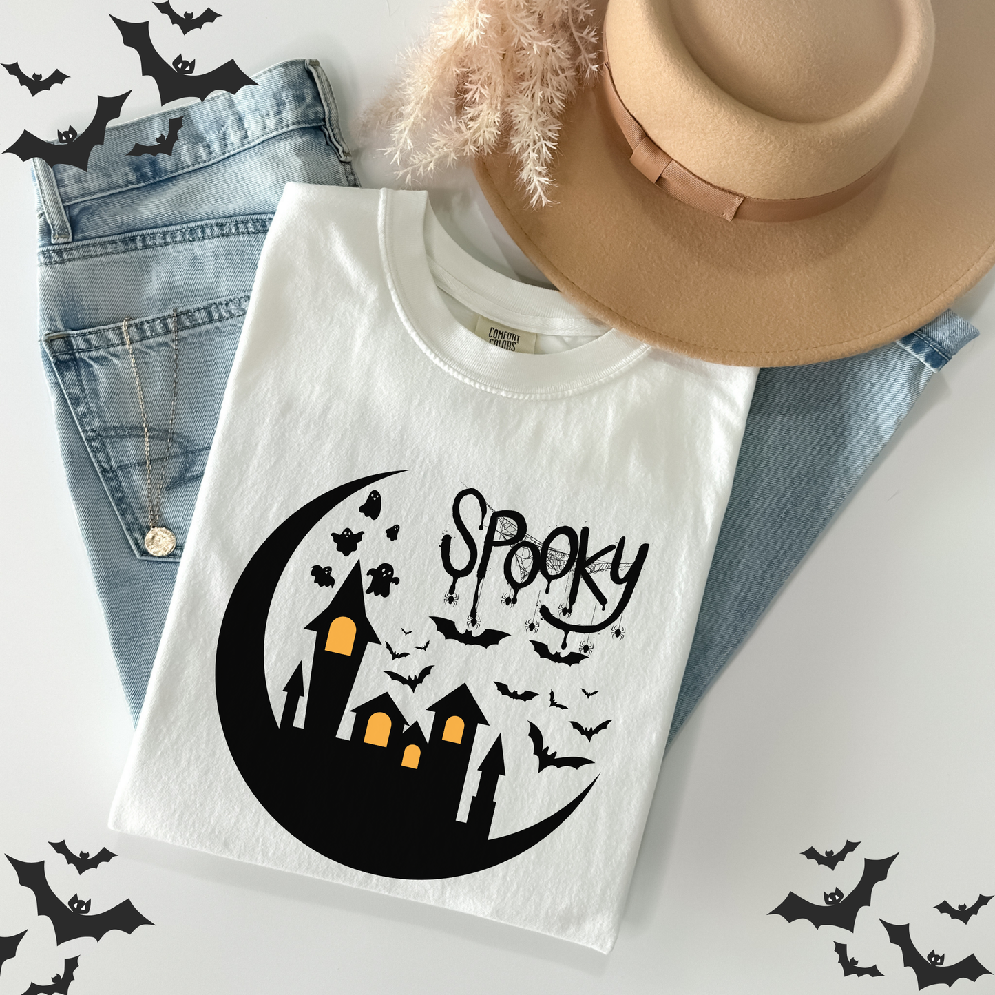 Spooky Halloween Castle T-Shirt