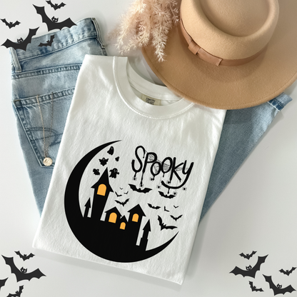 Spooky Halloween Castle T-Shirt