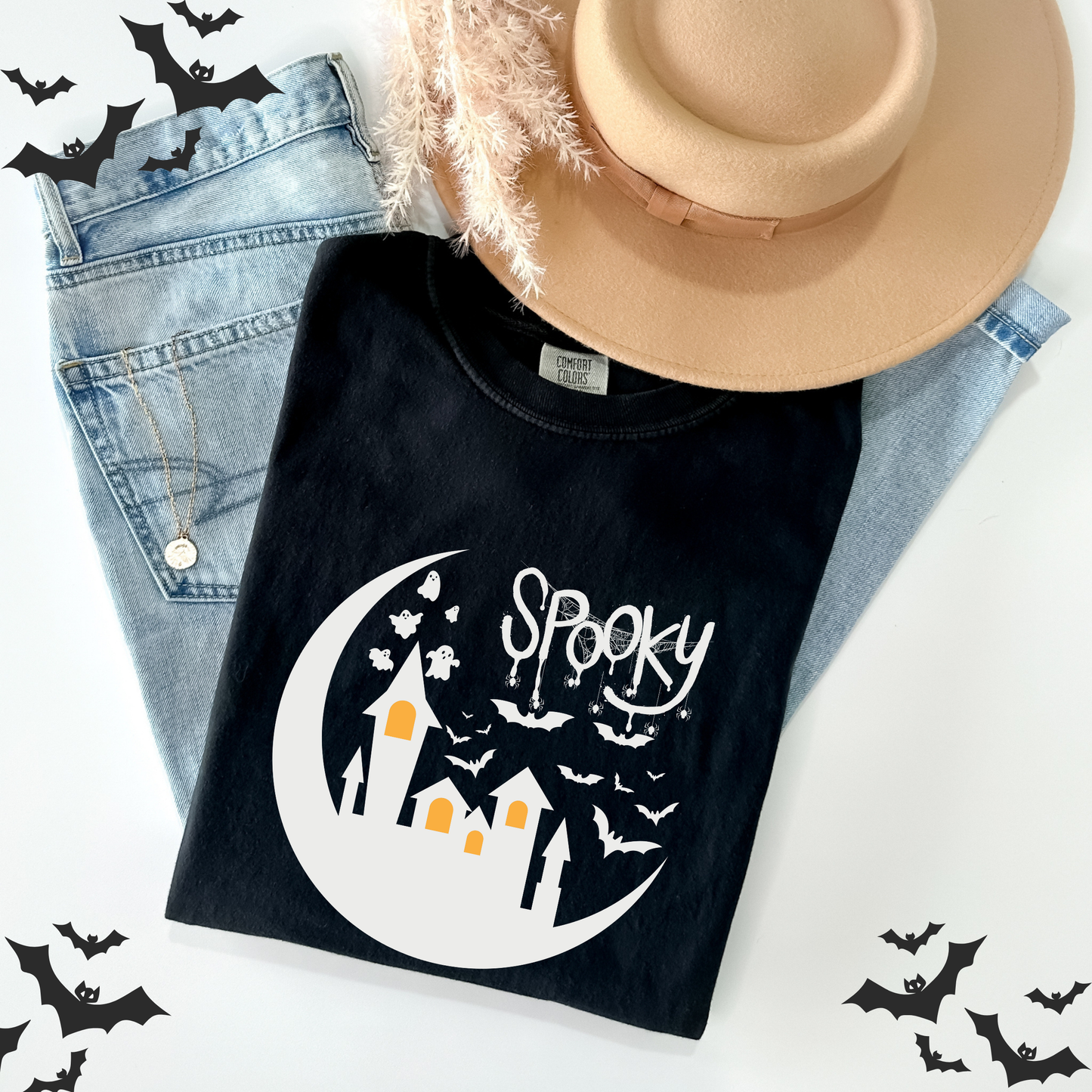 Spooky Halloween Castle T-Shirt