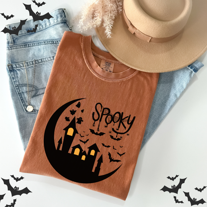 Spooky Halloween Castle T-Shirt